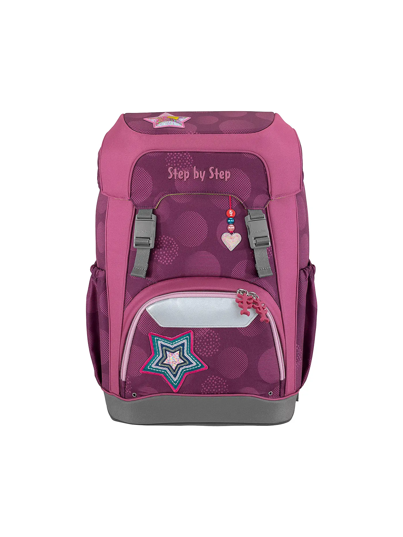 STEP BY STEP | Schulrucksack Set GIANT Dark Cat Chiko | beere